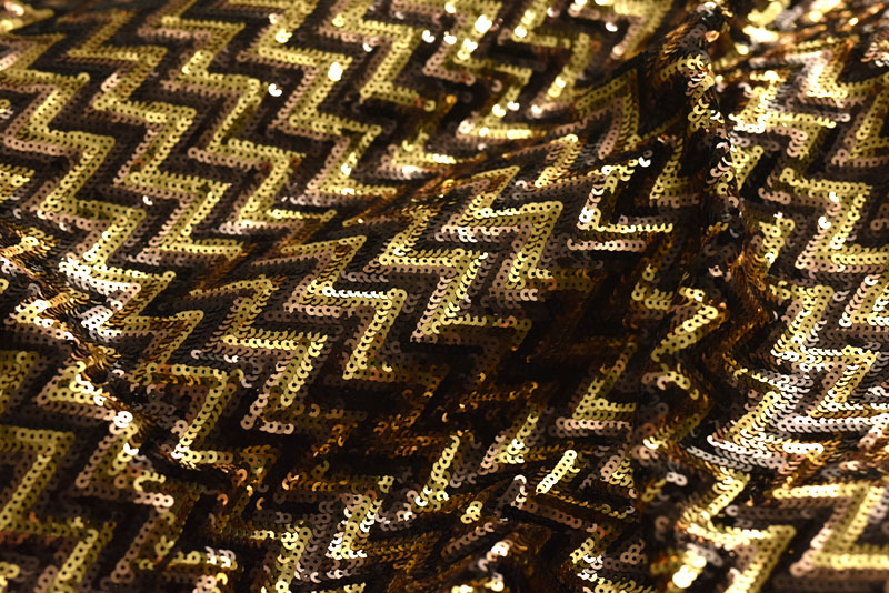 36601 — Paillettes chevron tre colori