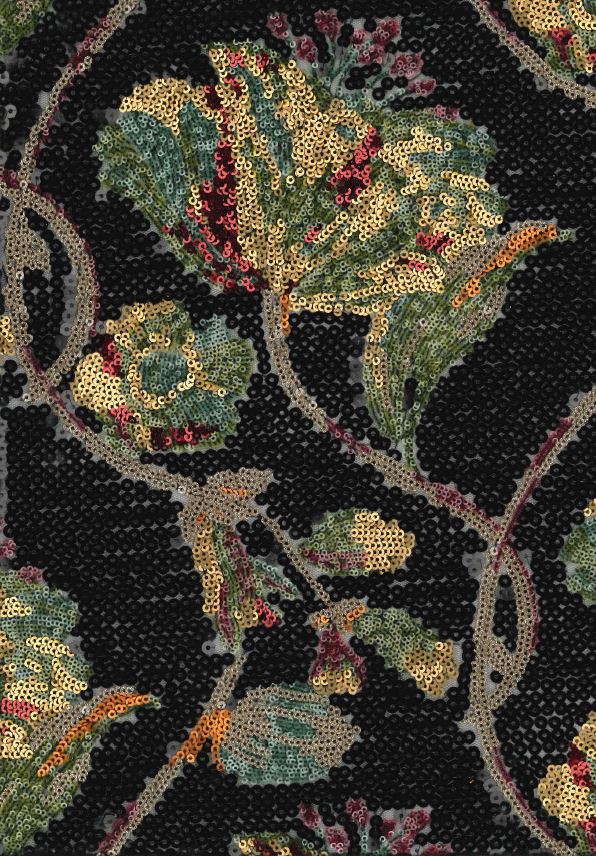 39041 — Sequins and flowers