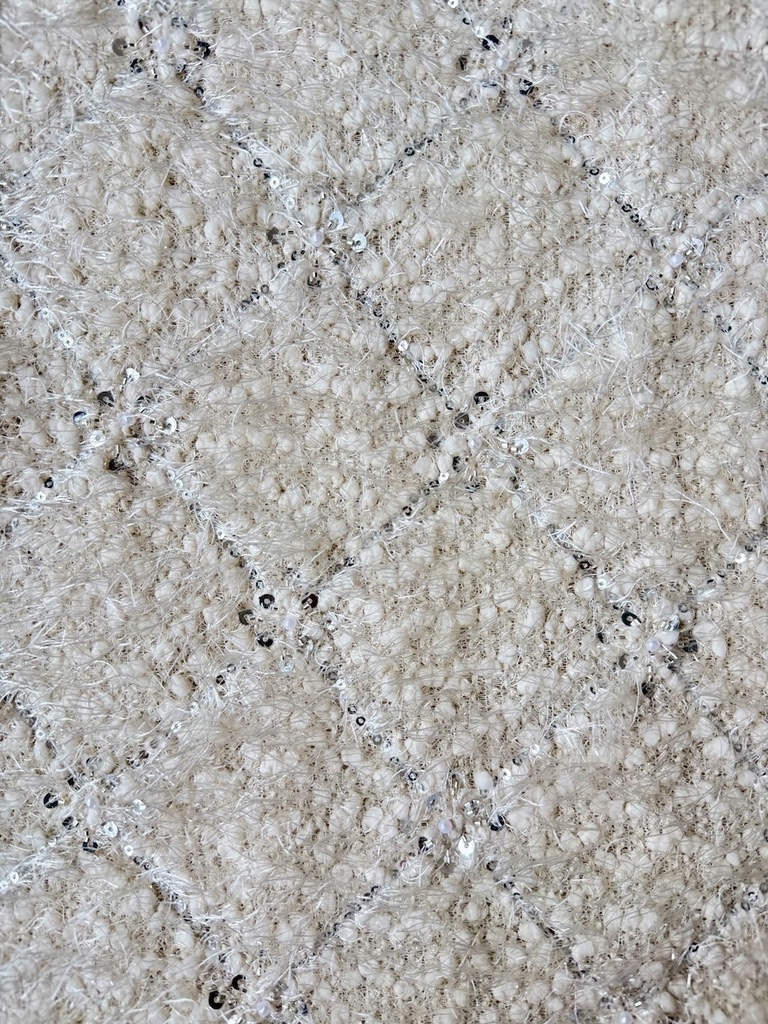 47113 — Tessuto lurex con strass e paillette