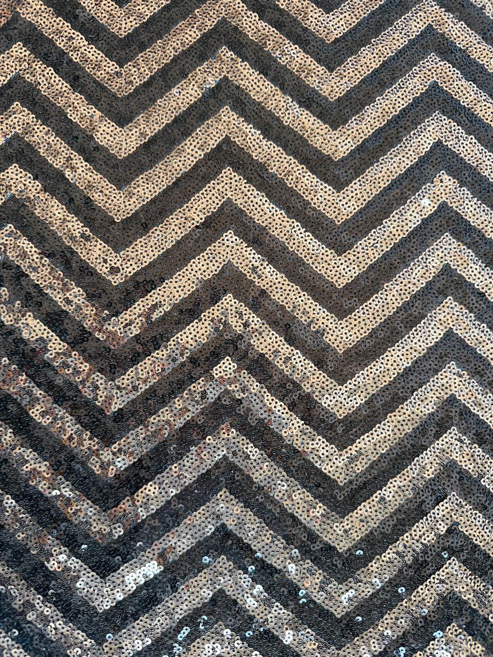 28925 — Paillettes jacquard chevron
