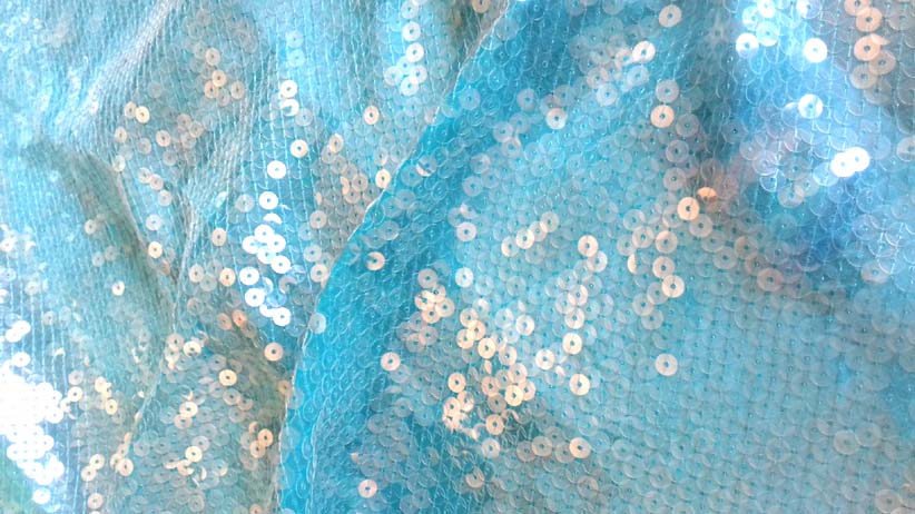 40905 — Paillettes su seta