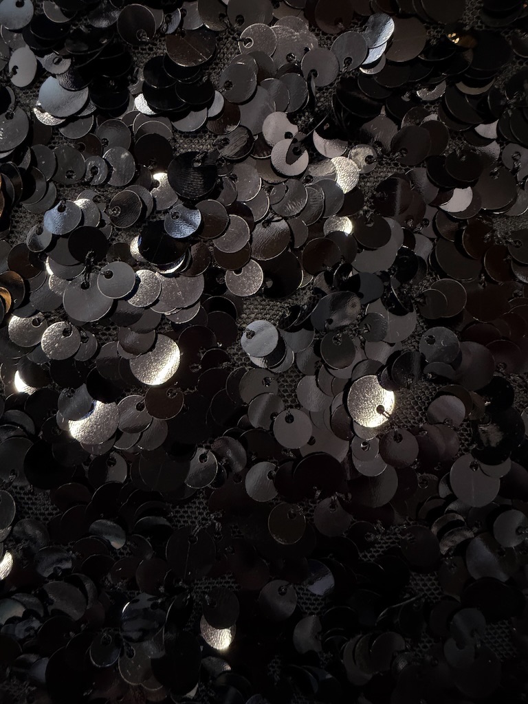 34841 — Paillettes su fondo elastico