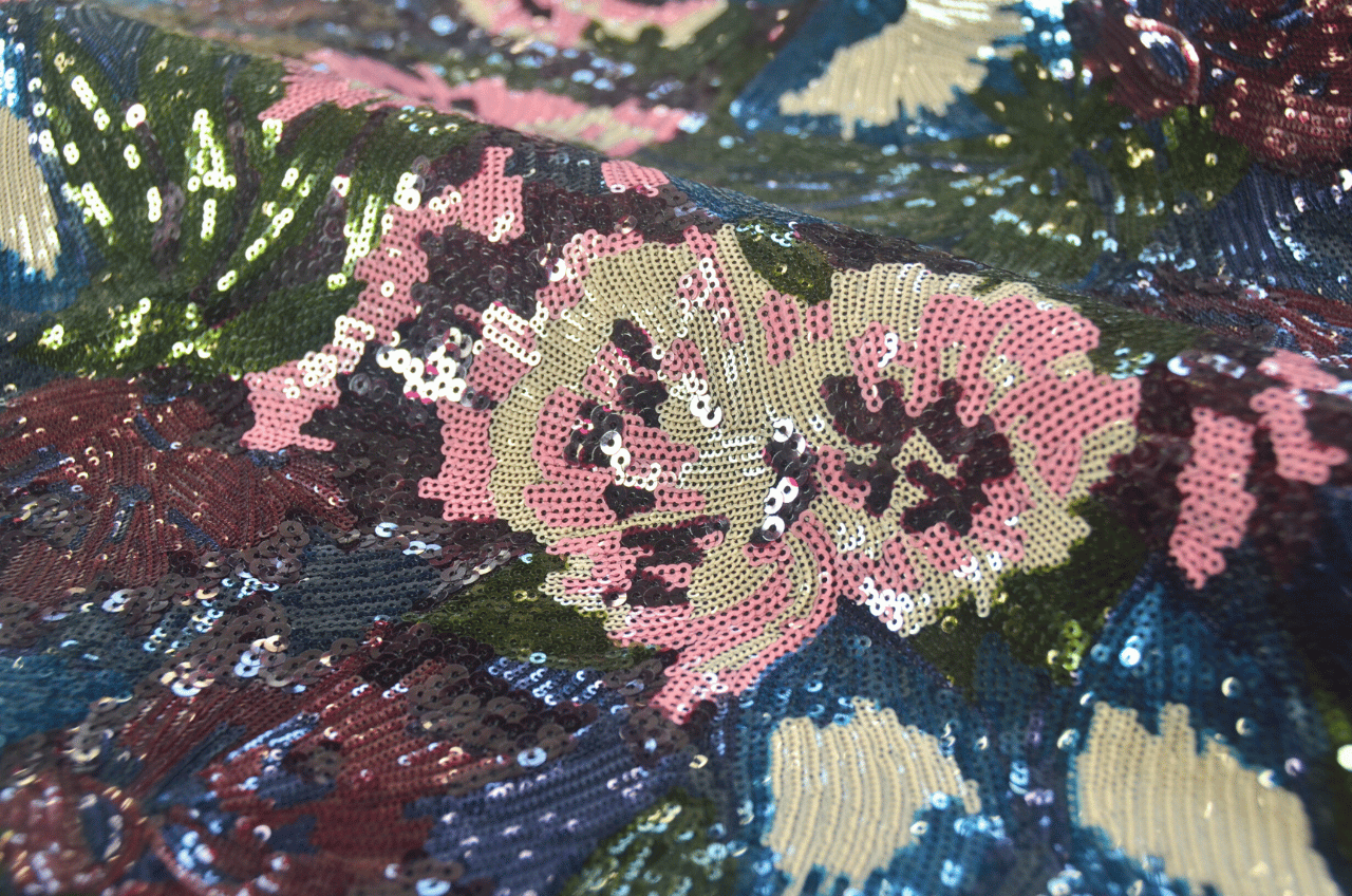 34201 — Paillettes fiori