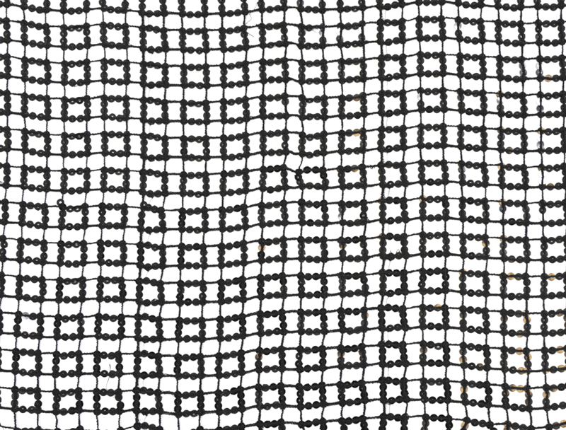 81652 — Rete di paillettes macrame