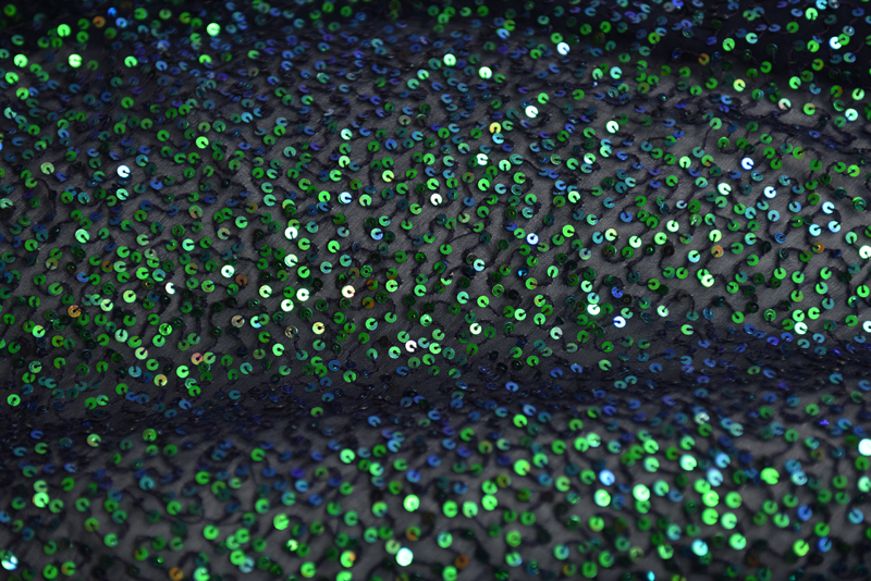 40224 — Paillettes su seta